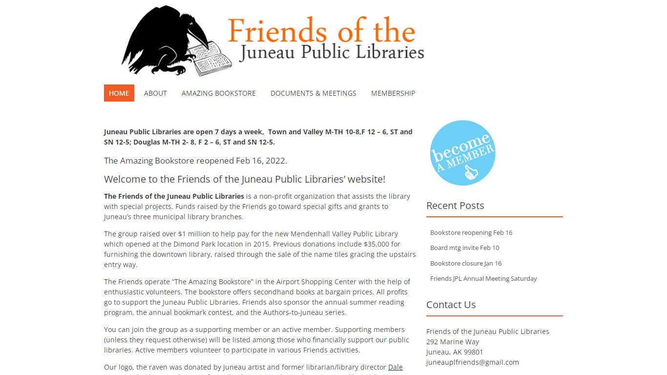Friends of the Juneau Public Library